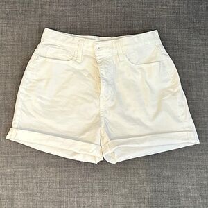 White, Cut off, Cuffed Old Navy Shorts, Like New Condition!!